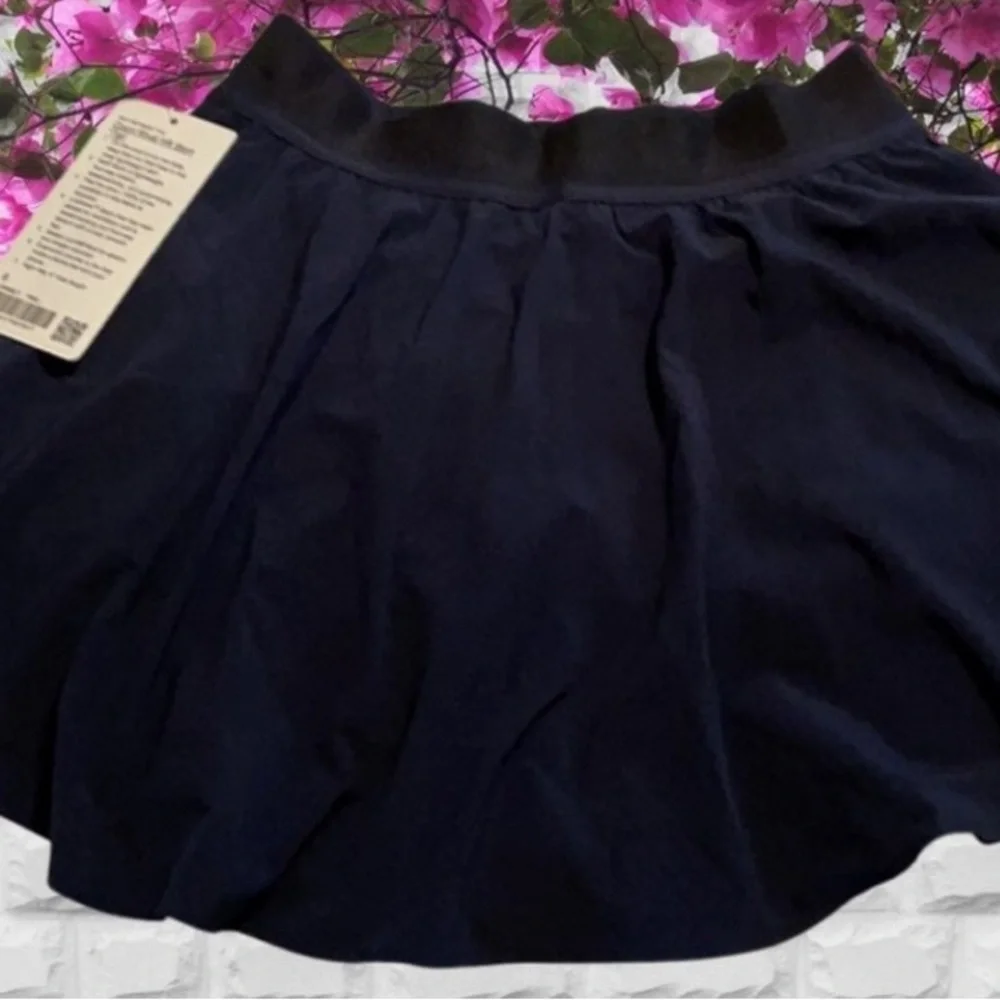 NWT - Lululemon Court Rival HR Skirt Navy Sz.6 Tall - Picture 6 of 9